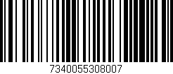 Código de barras (EAN, GTIN, SKU, ISBN): '7340055308007'