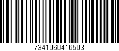 Código de barras (EAN, GTIN, SKU, ISBN): '7341060416503'