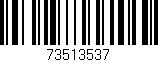 Código de barras (EAN, GTIN, SKU, ISBN): '73513537'