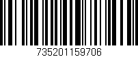 Código de barras (EAN, GTIN, SKU, ISBN): '735201159706'