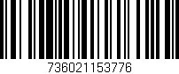 Código de barras (EAN, GTIN, SKU, ISBN): '736021153776'
