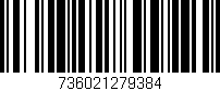 Código de barras (EAN, GTIN, SKU, ISBN): '736021279384'