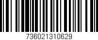 Código de barras (EAN, GTIN, SKU, ISBN): '736021310629'