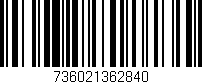 Código de barras (EAN, GTIN, SKU, ISBN): '736021362840'
