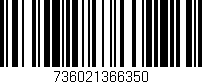 Código de barras (EAN, GTIN, SKU, ISBN): '736021366350'
