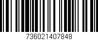 Código de barras (EAN, GTIN, SKU, ISBN): '736021407848'
