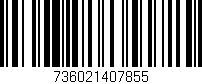 Código de barras (EAN, GTIN, SKU, ISBN): '736021407855'
