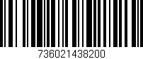 Código de barras (EAN, GTIN, SKU, ISBN): '736021438200'