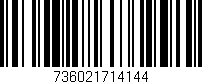 Código de barras (EAN, GTIN, SKU, ISBN): '736021714144'