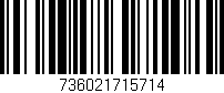 Código de barras (EAN, GTIN, SKU, ISBN): '736021715714'
