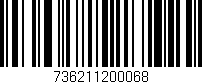 Código de barras (EAN, GTIN, SKU, ISBN): '736211200068'