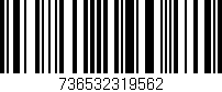 Código de barras (EAN, GTIN, SKU, ISBN): '736532319562'