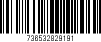 Código de barras (EAN, GTIN, SKU, ISBN): '736532829191'