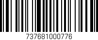 Código de barras (EAN, GTIN, SKU, ISBN): '737681000776'