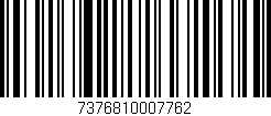 Código de barras (EAN, GTIN, SKU, ISBN): '7376810007762'