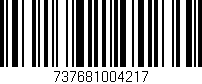 Código de barras (EAN, GTIN, SKU, ISBN): '737681004217'