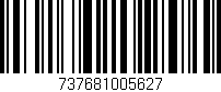 Código de barras (EAN, GTIN, SKU, ISBN): '737681005627'