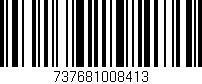 Código de barras (EAN, GTIN, SKU, ISBN): '737681008413'