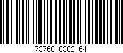 Código de barras (EAN, GTIN, SKU, ISBN): '7376810302164'