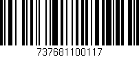 Código de barras (EAN, GTIN, SKU, ISBN): '737681100117'