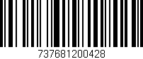 Código de barras (EAN, GTIN, SKU, ISBN): '737681200428'