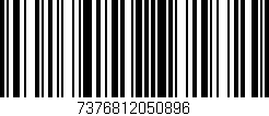 Código de barras (EAN, GTIN, SKU, ISBN): '7376812050896'