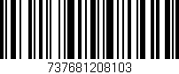 Código de barras (EAN, GTIN, SKU, ISBN): '737681208103'