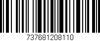 Código de barras (EAN, GTIN, SKU, ISBN): '737681208110'
