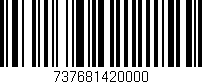 Código de barras (EAN, GTIN, SKU, ISBN): '737681420000'