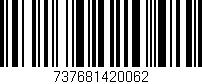 Código de barras (EAN, GTIN, SKU, ISBN): '737681420062'