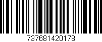 Código de barras (EAN, GTIN, SKU, ISBN): '737681420178'