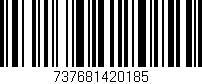 Código de barras (EAN, GTIN, SKU, ISBN): '737681420185'