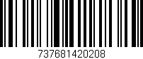 Código de barras (EAN, GTIN, SKU, ISBN): '737681420208'