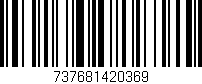 Código de barras (EAN, GTIN, SKU, ISBN): '737681420369'