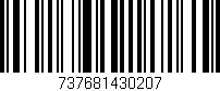 Código de barras (EAN, GTIN, SKU, ISBN): '737681430207'