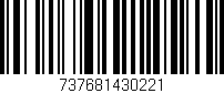 Código de barras (EAN, GTIN, SKU, ISBN): '737681430221'