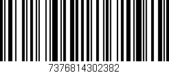 Código de barras (EAN, GTIN, SKU, ISBN): '7376814302382'