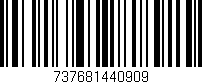 Código de barras (EAN, GTIN, SKU, ISBN): '737681440909'