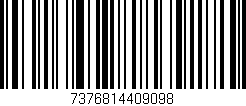 Código de barras (EAN, GTIN, SKU, ISBN): '7376814409098'