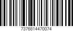 Código de barras (EAN, GTIN, SKU, ISBN): '7376814470074'