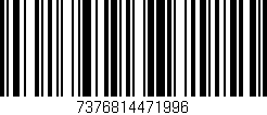 Código de barras (EAN, GTIN, SKU, ISBN): '7376814471996'