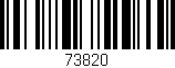 Código de barras (EAN, GTIN, SKU, ISBN): '73820'
