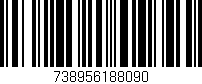 Código de barras (EAN, GTIN, SKU, ISBN): '738956188090'