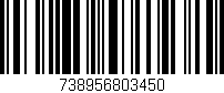 Código de barras (EAN, GTIN, SKU, ISBN): '738956803450'