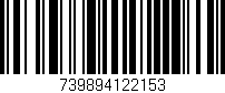 Código de barras (EAN, GTIN, SKU, ISBN): '739894122153'