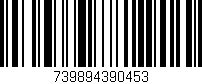 Código de barras (EAN, GTIN, SKU, ISBN): '739894390453'