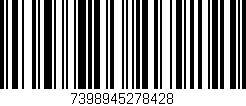 Código de barras (EAN, GTIN, SKU, ISBN): '7398945278428'