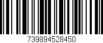Código de barras (EAN, GTIN, SKU, ISBN): '739894528450'