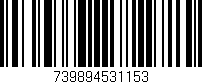 Código de barras (EAN, GTIN, SKU, ISBN): '739894531153'