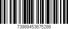 Código de barras (EAN, GTIN, SKU, ISBN): '73989453675286'